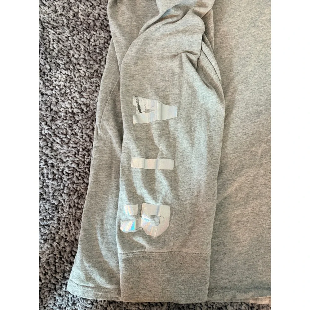 Jordan Long Sleeve Shirt 3XL Grey Iridescent 23 Graphic Sportswear Basketball